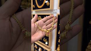 ✨😍Wow latest light weight gold necklace design only 10 grams necklace viralvideo jewellerydesigns [upl. by Morette]