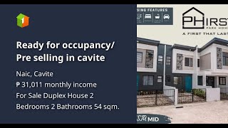 Ready for occupancy Pre selling in cavite [upl. by Anipsed]