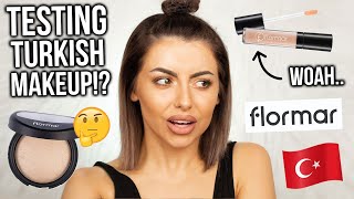 OMG TESTING FLORMAR  PRIMARK MAKEUP TURKISH MAKEUP FULL FACE OF FIRST IMPRESSIONS  REVIEW [upl. by Laughton]