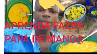 COMO FAZER PAPA DE MANGA❤🥭🥭educação aprender papa aventura [upl. by Moskow]