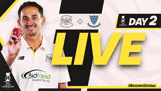 🔴 MATCHDAY LIVE  Gloucestershire v Sussex  Day Two  Vitality County Championship [upl. by Tenner841]