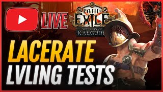 Best LVLING🔴LACERATE Gladiator Build PoE 325 [upl. by Carmen]