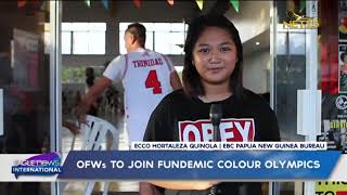 OFWs in PNG to join Fundemic Colour Olympics [upl. by Ainivad]