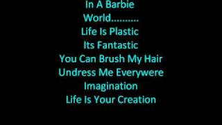 Barbie Girl Lyrics Chipmunk [upl. by Rhodie]