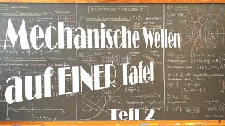 PHYSIKABIVORBEREITUNG Mechanische Wellen auf EINER Tafel  Teil 2 zweidimensionale Wellen [upl. by Aritak]