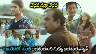 Mahesh Babu Brahmanandam And Anushka Shetty Comedy Scene  Khaleja Movie  Movie Ticket [upl. by Attezi]