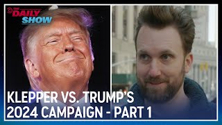 Jordan Klepper vs Donald Trumps Road to 2024 Candidacy  Part 1  The Daily Show [upl. by Skelton]