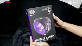 Unboxing  Cooler Master MASTERAIR MA610P  PT Nusantara Jaya Teknologi [upl. by Elmo]