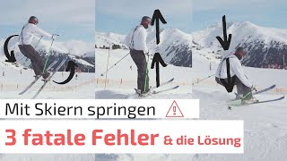 Auf Skiern springen 3 fatale Fehler amp die Lösung  Skifahren Technik Freestyle [upl. by Sherm462]