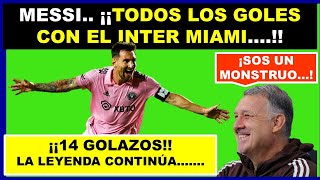 Todos los Goles de Messi en el Inter de Miami [upl. by Reckford917]