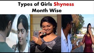 Types of Girls Shy Month Wise [upl. by Laurance]