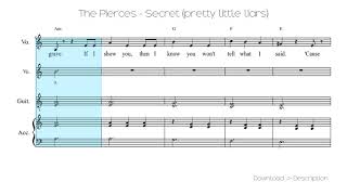 The Pierces  Secret pretty Little Liars [upl. by Eniamurt]