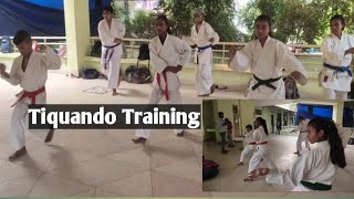 tiquando Training Video  ताइक्वांडो Practice Video taquando ताईक्वांडो taiquando [upl. by Ahcsropal280]