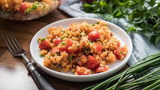 TomatenBulgursalat perfekt für Grillsaison  KeksMitOhren [upl. by Duwalt]