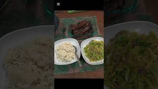 Grilled spare ribs sarap dinner ko 🩷 views food everyone cooking pinoy [upl. by Beryle]