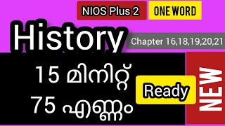 NIOS Plus2 History 75 MCQ Question  Answer [upl. by Limber]