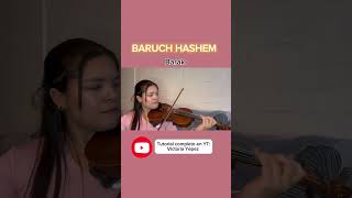 BARUCH HASHEM SOLO DE VIOLÍN 🎻 grupo barak VictoriaYepezViolinista [upl. by Emlyn]