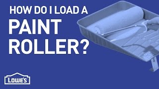 How Do I Load a Paint Roller  DIY Basics [upl. by Riva]