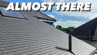 Roof Tiling Update WORKING ON MY OWN HOUSE EPISODE 7 [upl. by Enilaf]