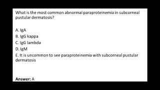 subcorneal pustular dermatosis  sneddon wilkinson disease  dermatology mcqs [upl. by Oralla911]