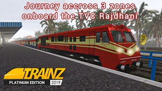 Trainz 2019  Journey onboard ICF TVC Rajdhani [upl. by Htezzil]