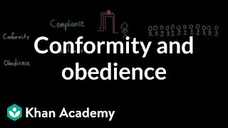 Conformity and obedience  Behavior  MCAT  Khan Academy [upl. by Kovacev]