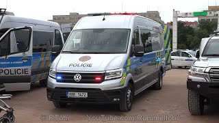 Prague Czech Police VW Crafter Prisoner Van Paddy Wagon  Exterior Lights amp Interior CZ 1062023 [upl. by Elmore]