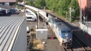 Amtrak P42DC 45 Fills in on Amtrak Cascades [upl. by Steffie]