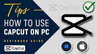 How to Use CapCut to Edit Videos on PC or Laptop  Beginners Guide [upl. by Aleahc]