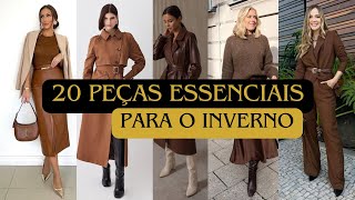 20 PEÇAS ESSENCIAIS PARA O INVERNO e COMO USÁ LAS [upl. by Salchunas]