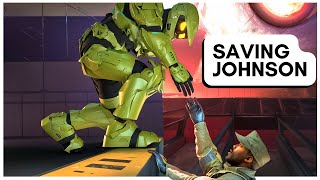 Is it possible to save Sgt Johnson at the end of Halo 3 The answer might surprise you [upl. by Noiroc860]