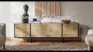 Castlery Lookbook Sawyer TV Console [upl. by Lust]