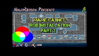 Mame CabinetRGB Installation Part 2 [upl. by Eceinehs]