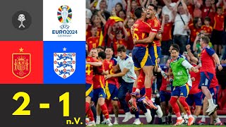 Spanien ist Europameister  Spanien vs England 21 nV  EM 2024 FINALE [upl. by Dorran]