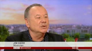 Simple Minds BBC Breakfast 2016 [upl. by Treat359]