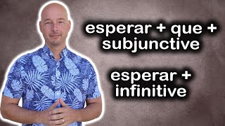 Using Esperar with the Spanish Subjunctive Mood [upl. by Aikemal]