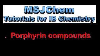 B9 Porphyrin compounds HL [upl. by Henrietta807]