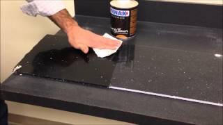 Quartz Toner on Black Engineered Stone [upl. by Yelad]