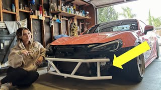 FRONT BASH BAR INSTALL FRS86BRZ [upl. by Groves]