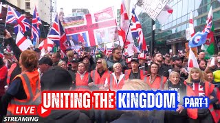 Londons UNITING The Kingdom Rally 🇬🇧 [upl. by Nivrem]