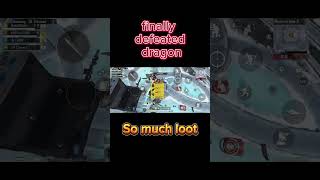 defeated dragon in bgmi  35 so much loot shorts viralshorts bgmitipsandtricks gaming funny [upl. by Llet]