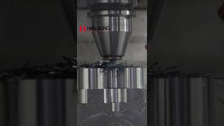 HANSONG Dynamic endmill test  Cutting S45C [upl. by Ramedlaw597]