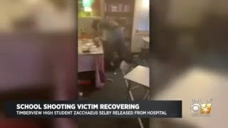 15YearOld Critically Injured In Shooting At Timberview High School Released From The Hospital [upl. by Dnalram]