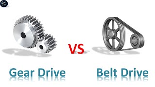 Difference Between Gear Drive Vs Belt and Pully Drive [upl. by Iznekcam]