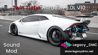 TwinTurbo Huracán 50L V10 Sound Mod FiveM [upl. by Beitz334]