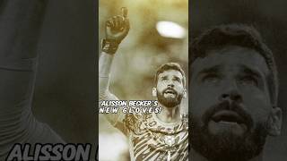 Alisson Beckers NEW GLOVES shorts [upl. by Ahsyia]