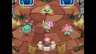 My Singing Monsters  Celestial Island  Hornacle Blasoom Syncopite Scaratar Loodvigg quintet [upl. by Vitus487]