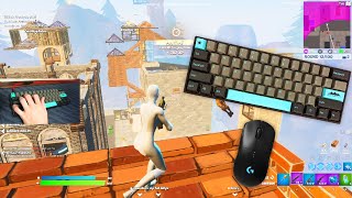 180 Custom Mechanical Keyboard Sounds 😴 ASMR 😍 Smooth Fortnite Tilted Towers Gameplay 240FPS [upl. by Akirdnuhs92]