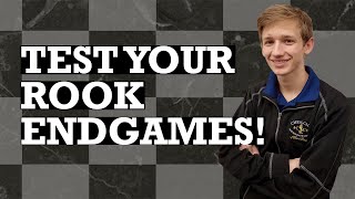 Put your Rook Endgame Knowledge to the Test  Endgame Class  NM Caleb Denby [upl. by Airal]