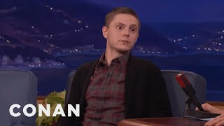 Evan Peters On His Craziest Scene In quotAmerican Horror Storyquot  CONAN on TBS [upl. by Kablesh825]